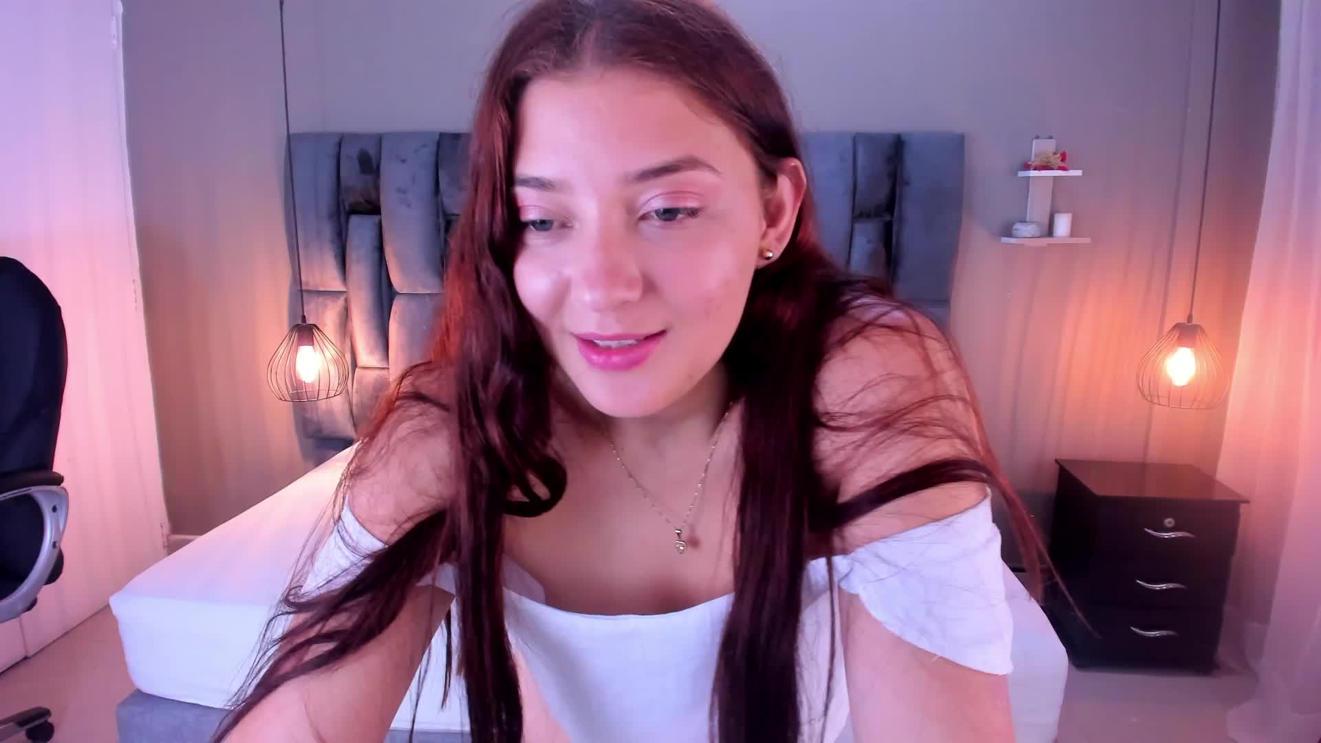 Blow job and masturbation 😈 - video by ameliasmith_1 cam model