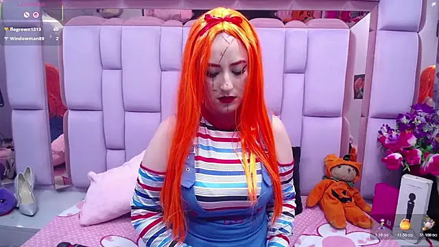 fucking chuky  💦🍑😋 - video by Belly_Rosse cam model