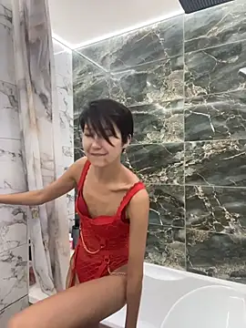 A spicy video from the bathroom