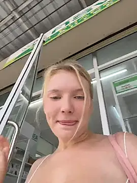 Tease in public. Playing with boobs and pussy show 😈 - video by AmmyHot cam model