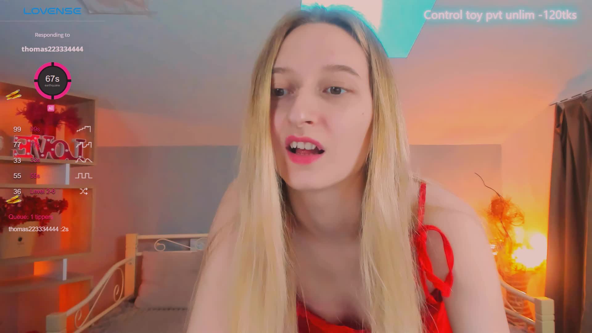 Dancing and orgasm - video by _Ri_na_ cam model