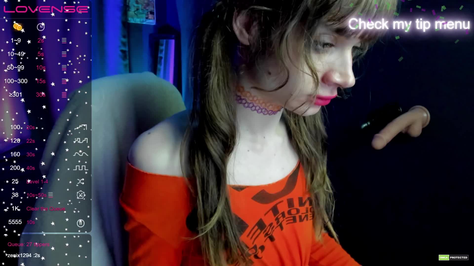 extra horny me eatin' my panties and gettin' undressed - video by bambii_babee cam model