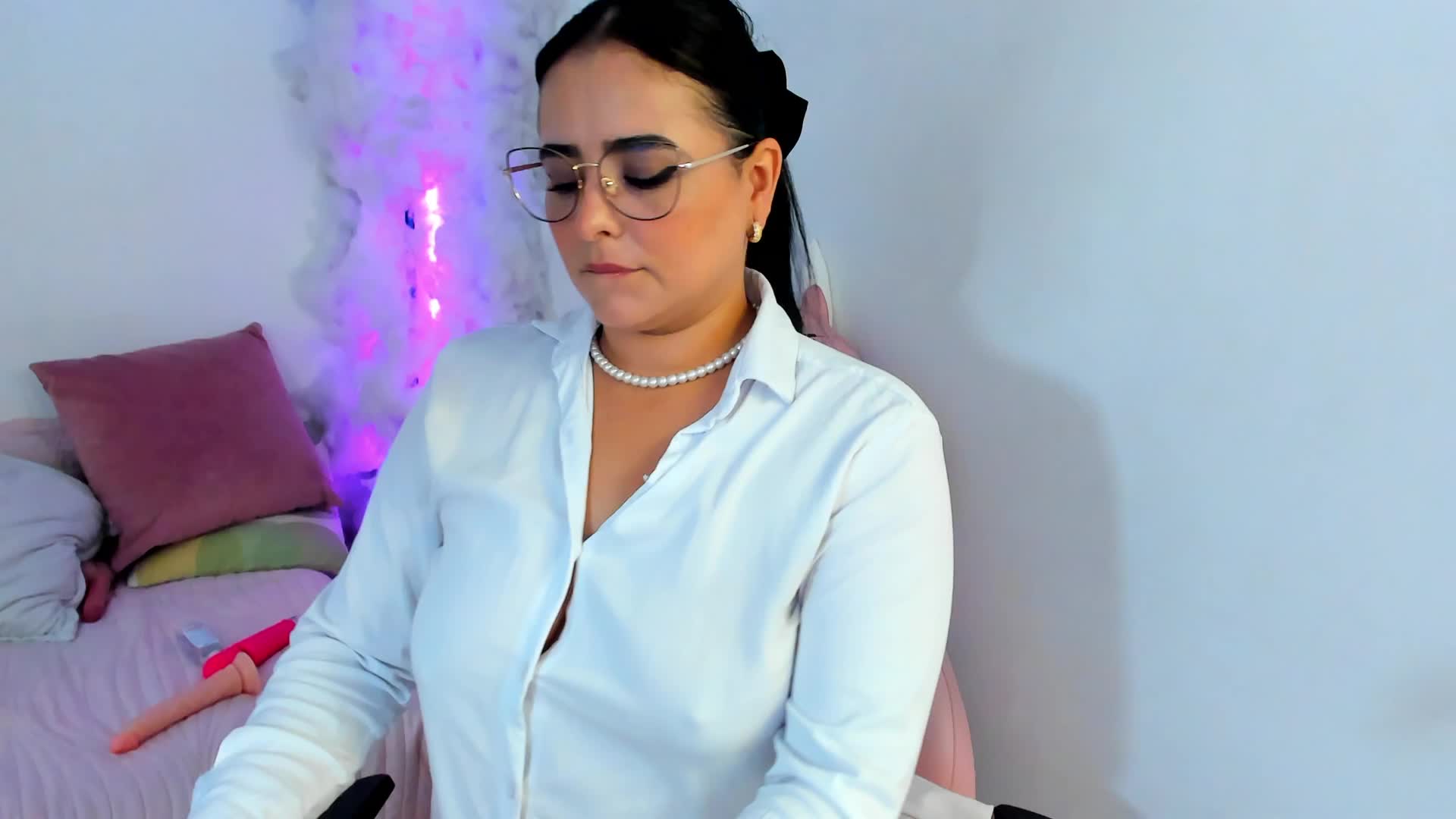 Naughty secretary sucks your cock and rides it