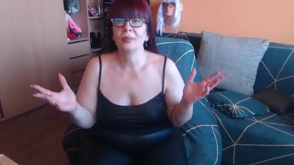 on leather skirt, taseing big cock, enjoy me - video by miss_squirt cam model