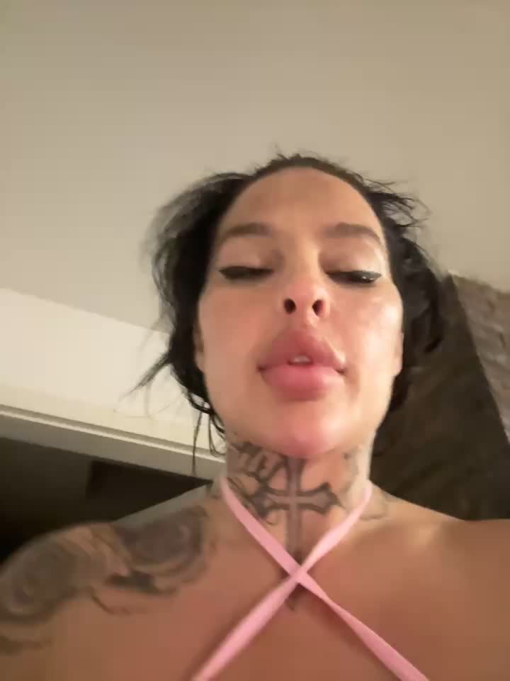 Private show licking nipples, spit, dirty talk