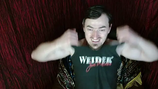 POSING SUIT CONTEST BLACK AND BLUE - video by ConanJones cam model