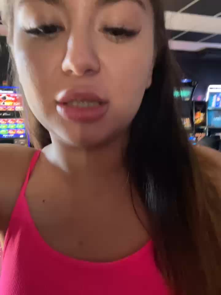 PLay Pussy IN Public Bathroom