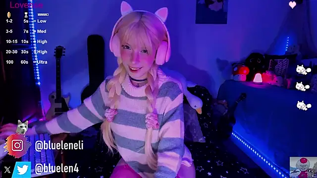 🌸🍡I'm in love with your cock🌸🍡 - video by bluelen cam model