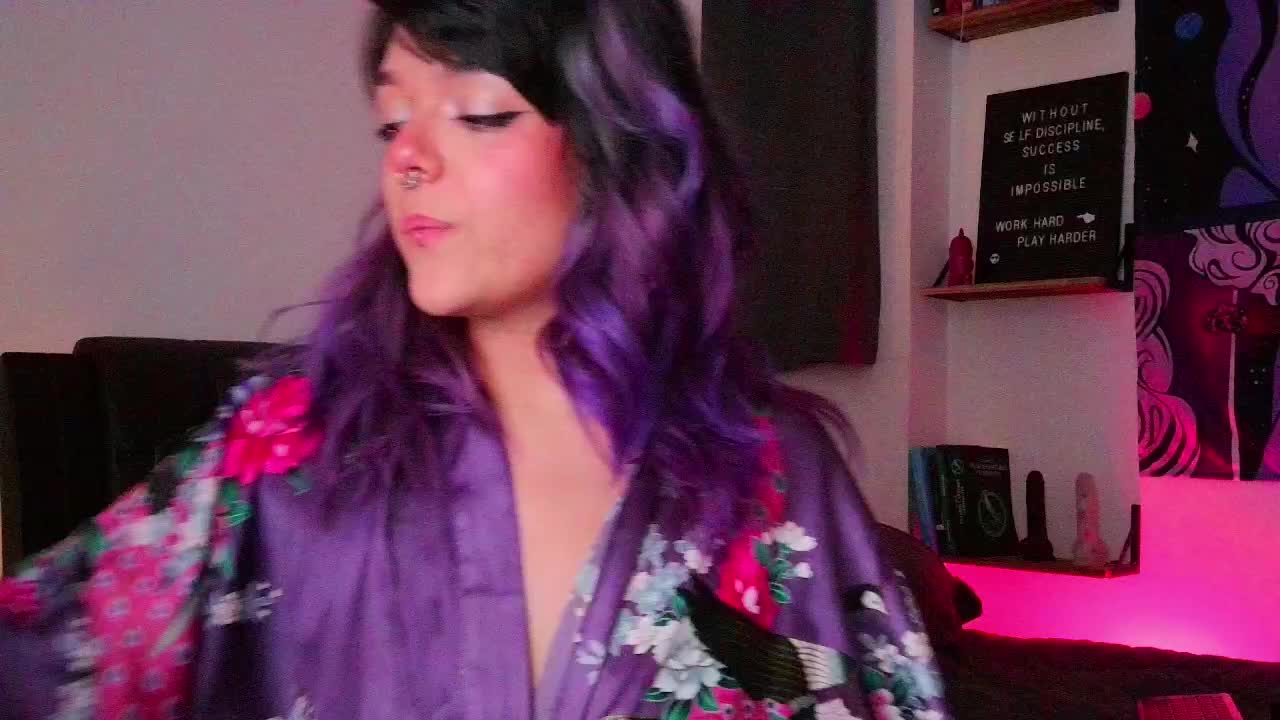 [5 Jul ] very sexy messy blowjob and touch pussy with domi - video by purple_em69 cam model