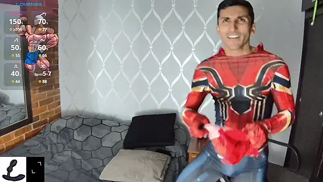 Sexy dance spiderman - vídeo de Marck_Muscle modelo de câmara
