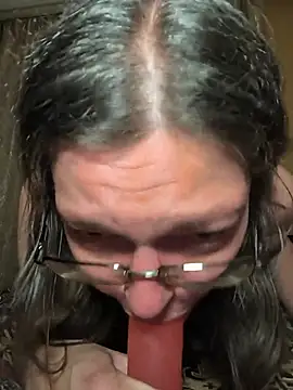Blowjob and riding dildo