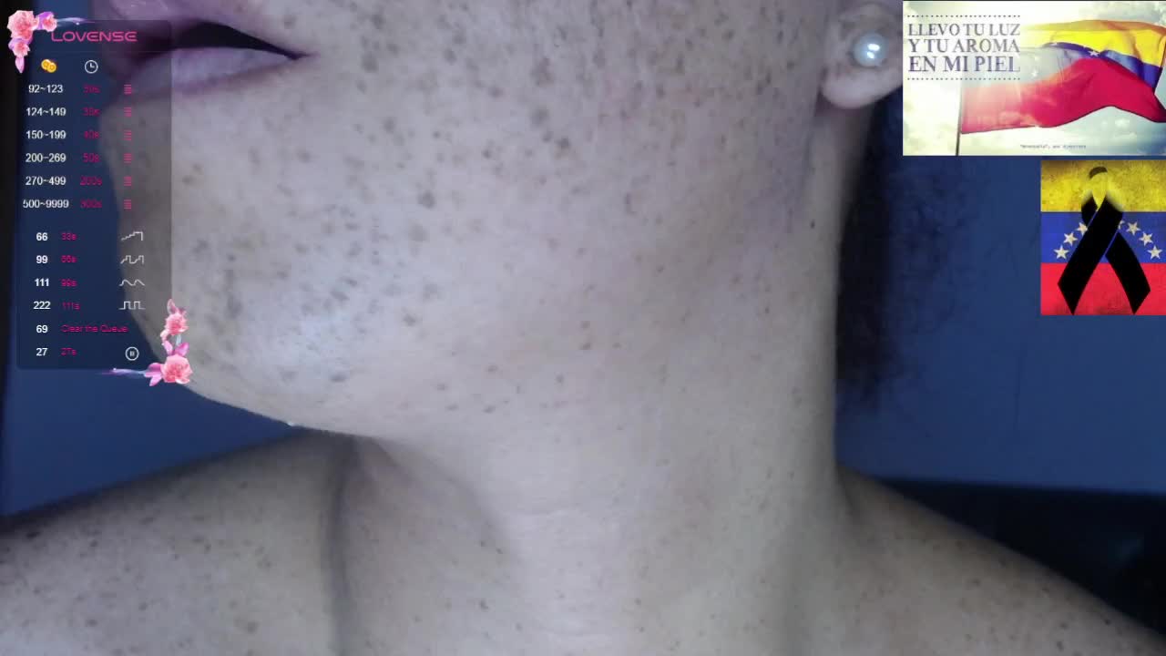 playing with my saliva and my finger - video by SofiaMadisson cam model
