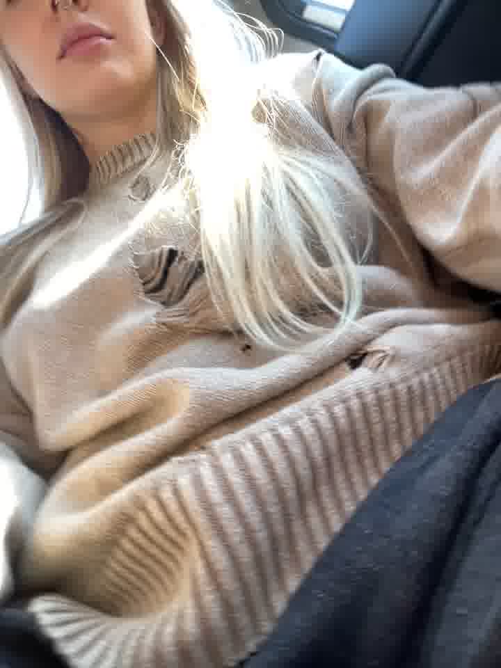 Pussy play in TAXI in jeans 😱❤️ - video by NewLale cam model