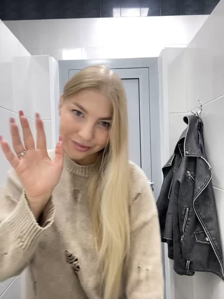 Fishnet sexy costume + doggy + pussy play ❤️ - video by NewLale cam model