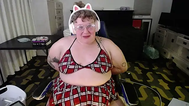 GAGGED FUCKING WET JUICY PUSSY - video by FatVeronica cam model