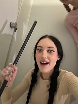 SHOK! Cleaning + Mel + Kira…2 part - video by Melissa_crazy cam model