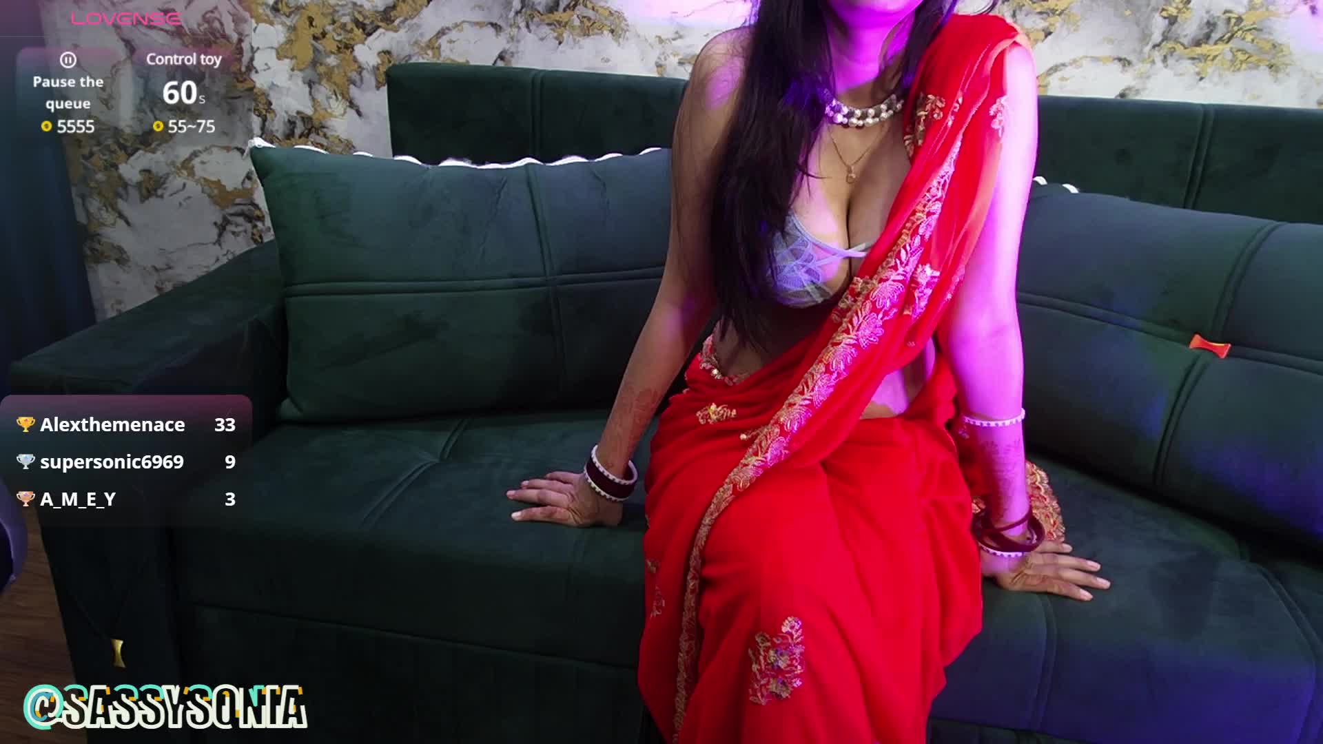 Using Vibrator with fingering  💦 - ক্যাম মডেল sassysonia-এর ভিডিও