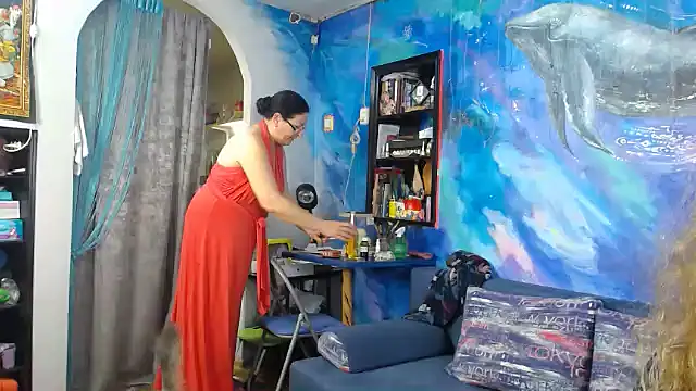 Whales Mural Room Camshow Take 4 - video by Helen1974 cam model