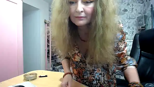 Floral Dress Camshow - video by Helen1974 cam model