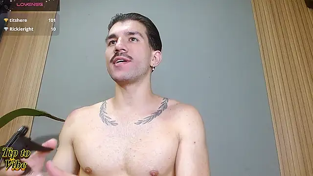 [Moustache, Stroking, Hairstyle] Private Show