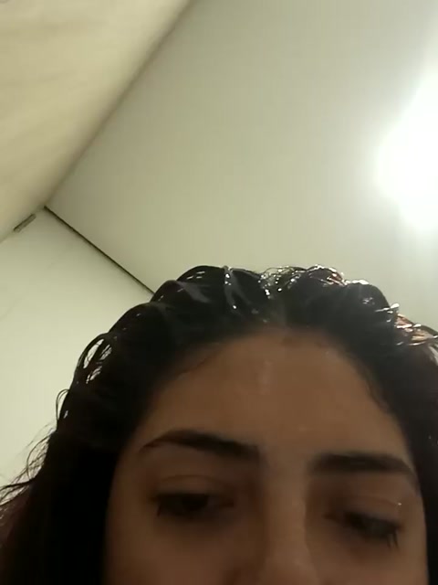 Private Show❤️ Saliva on the face and head - video by Rousse_Collinss cam model