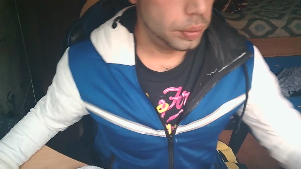 very sexy striptease with my super big cock and 4 in bed