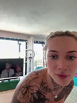 Analplug squirt and strapon - video by Stella-Kink cam model