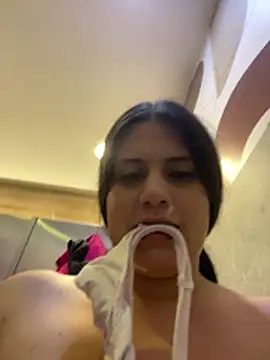 very naughty girl in the public bathroom