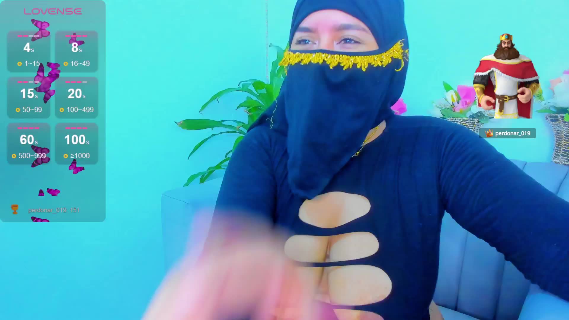 riding sexy dildo - vidéo du modèle de showcams Amani_Bakir