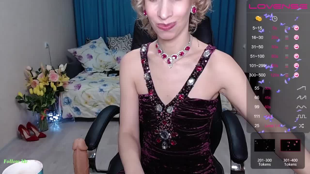 pussy fucking with a dildo, in stockings - ক্যাম মডেল AdrianaSea-এর ভিডিও