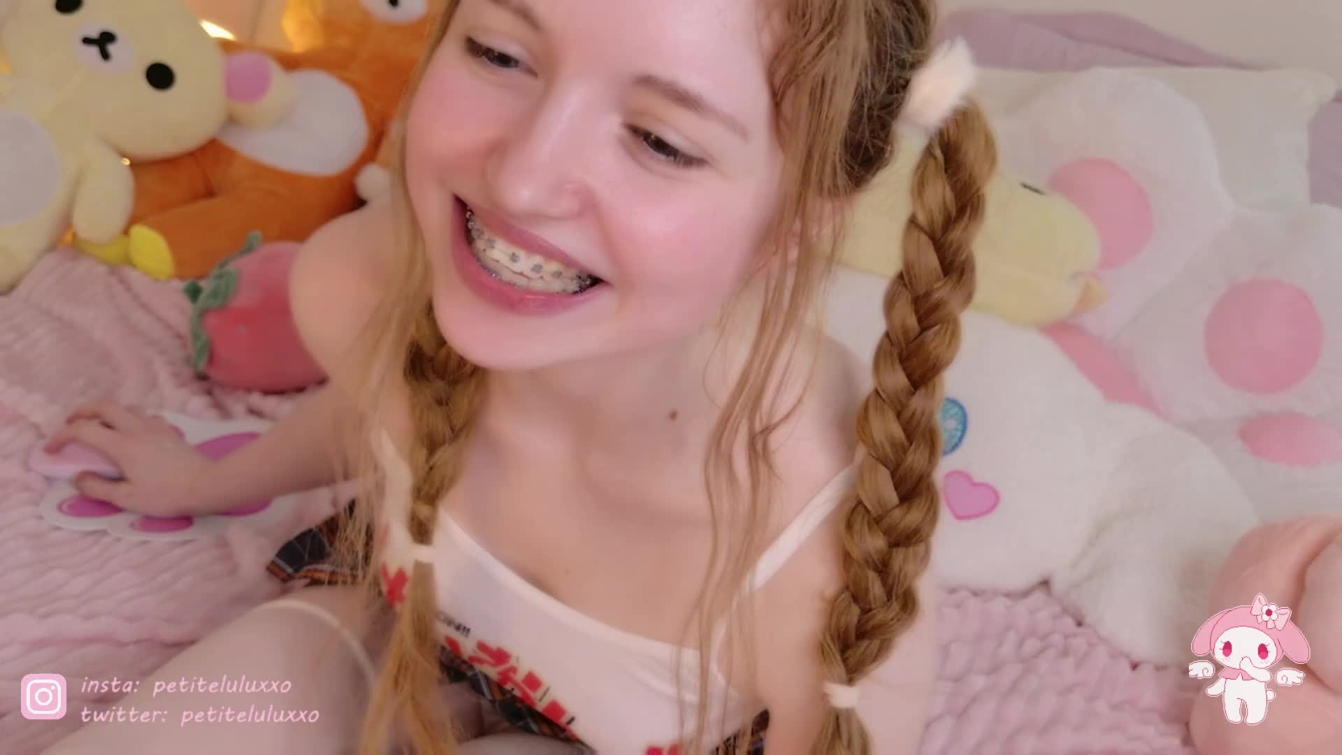 sloppy ahegao blowjob💦🥵(from private show) - video by petiteluluxx cam model