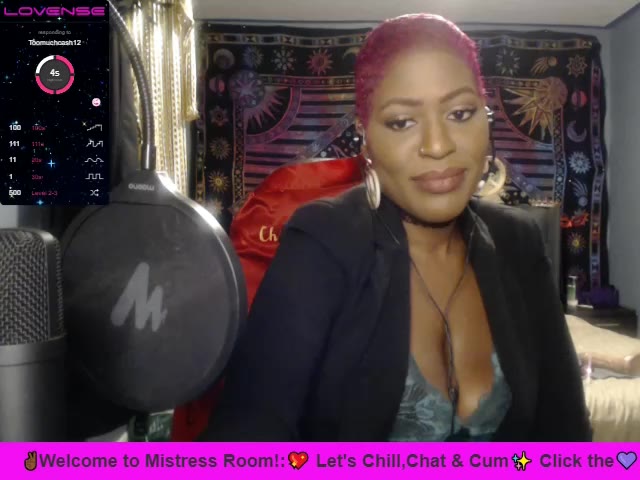 ✨Kinky CumShow Private w/Mistress – video modela na kameri AmazonianMistress