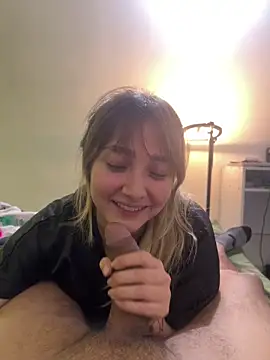 Sucking real penis!