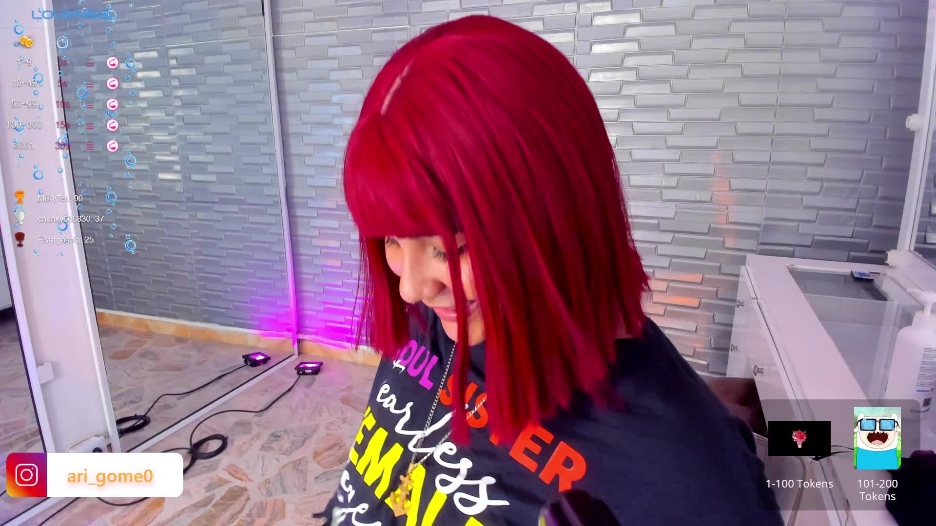 RED LOVE - vidéo du modèle de showcams ArigyGomez