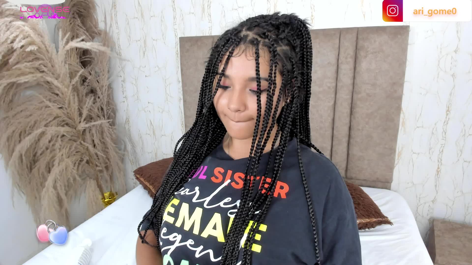 wish me - vidéo du modèle de showcams ArigyGomez