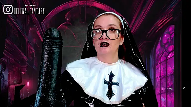 Destroying my throat, you make me cry with that big cock🤤💦 - video by helenas_fantasy cam model