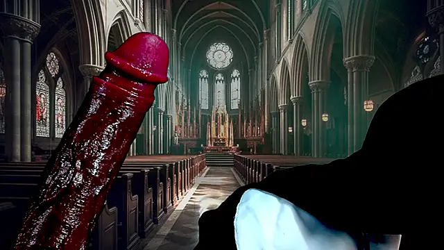 A nun and a calis full of blessed saliva - video by helenas_fantasy cam model