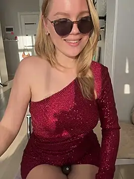 Show in dress, lick pfnties and rub pussy, finger ass, domy fuck pussy, cum and other ) - video by Little_Forest_ELF cam model