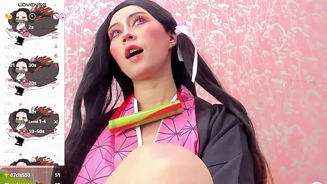 Nezuko, creampie pussy!!! - video by NEZUKO_MITSURI cam model