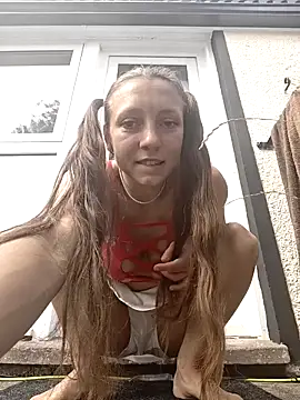 Naughty outside - video by Milky_flexy_cat cam model