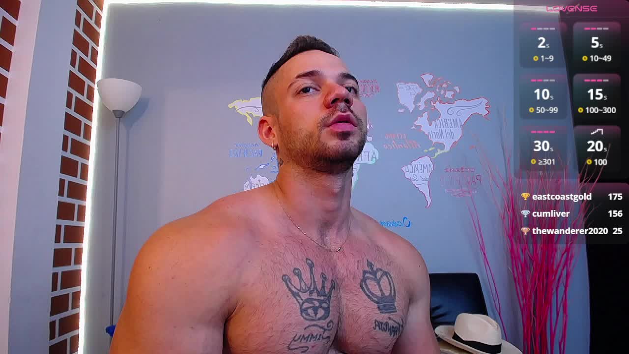 FLEXING BIG MUSCLES