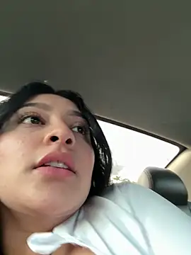 naked in the car - video by Sarita_1 cam model