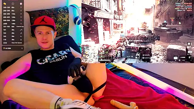 Nacked Jerk Dirty Talk auf Deutsch - Video von Romanheart Cam-Model