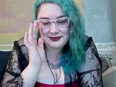 playing it red satin and fishnets - video by Bustycurves cam model