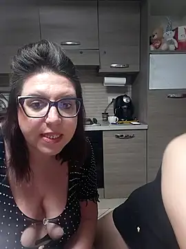 we play with our tits and kiss each other