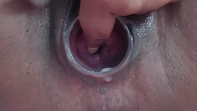 gap show cervix+ fuck with my finger the cervix