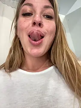 Playing with huge cock in store - video by Sweet___Emily cam model