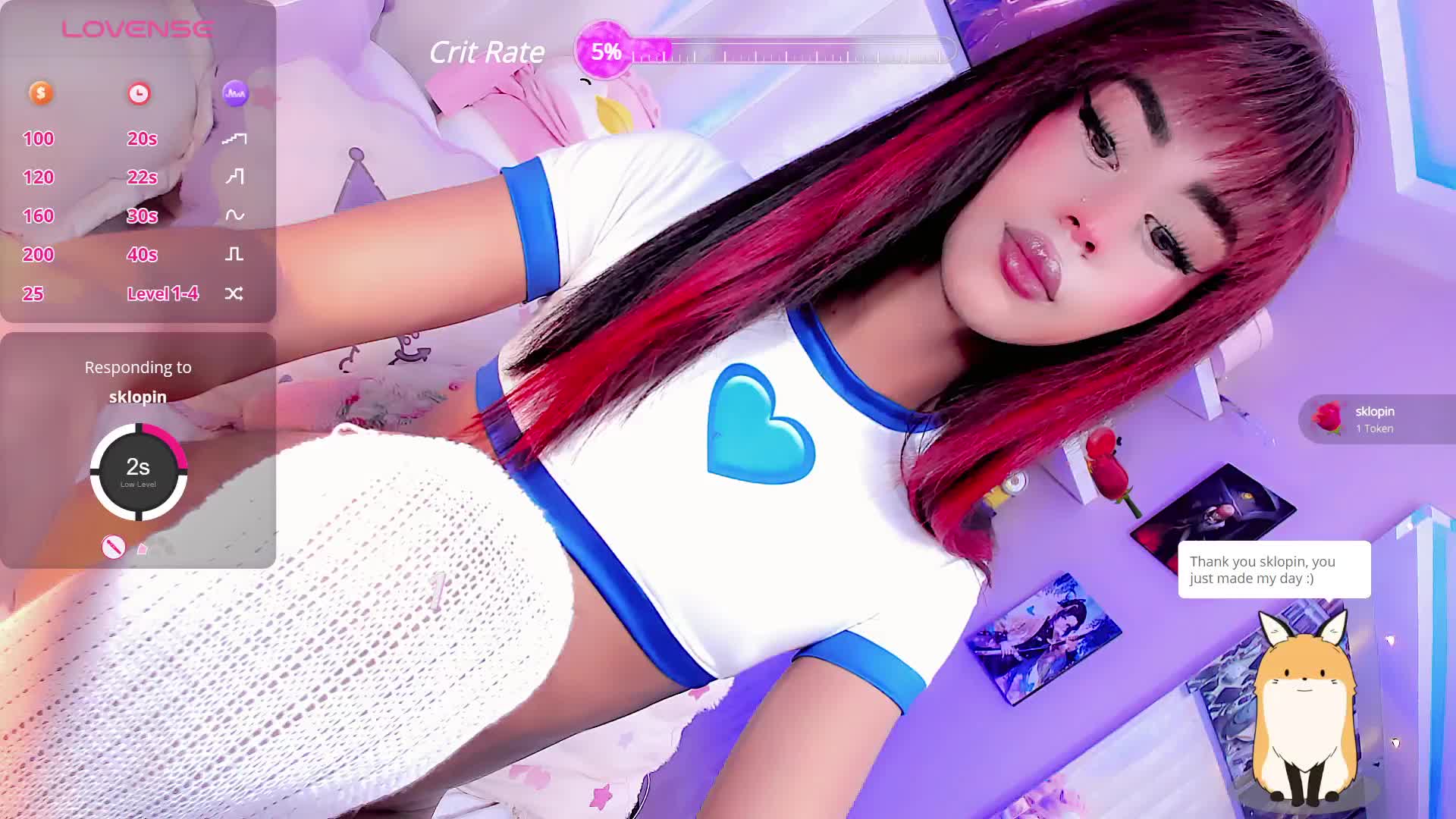 [24 Aug 12:02] Private Show - video di Cute_Roxxy modella di cam