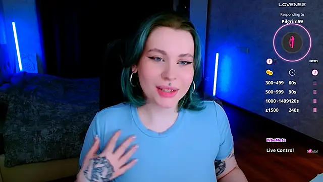 🥨Rub clit & BJ & tittyfuck - video by Forest-Fairy cam model