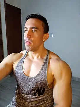 naked january 2025, flexing and muscular white ass - video by jhay-crux cam model